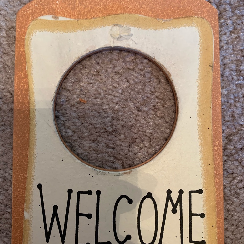 Welcome Sign-Pumpkin- Door Hanger! CVS brand! - Picture 3 of 6